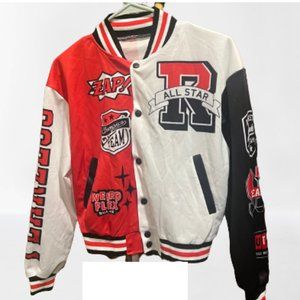 2 Piece Ladies' Fitted Letter Jogger Suit